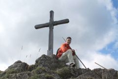 Tassilo Schweiger am Gipfel